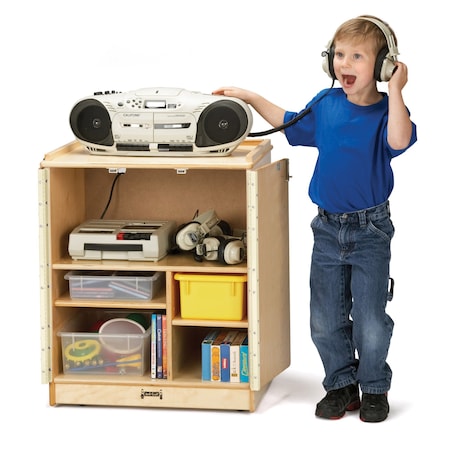 Jonti-Craft Media Cart, No Doors 3306JC